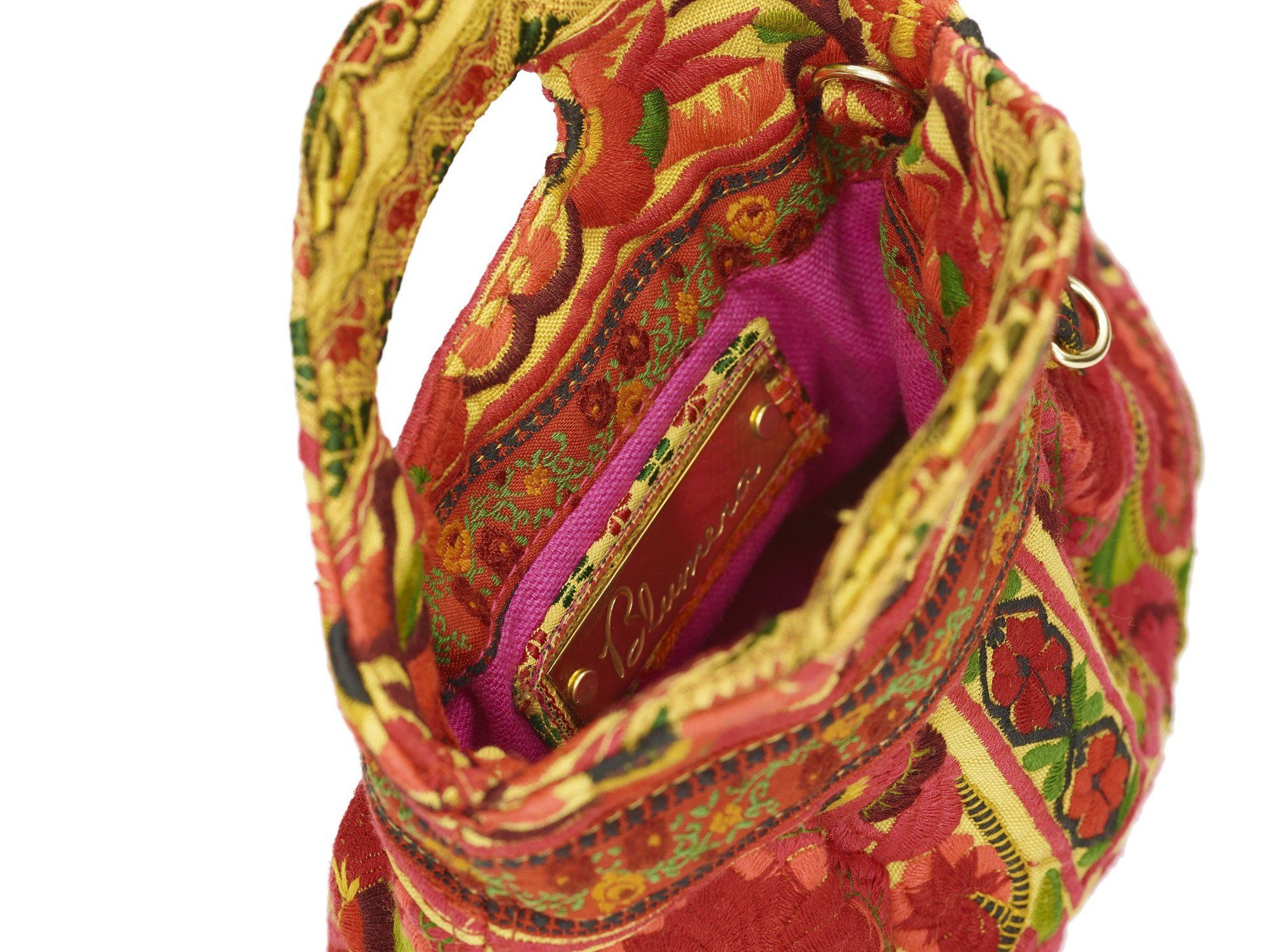 Nadine Red Carryall Mini Tote - Blumera