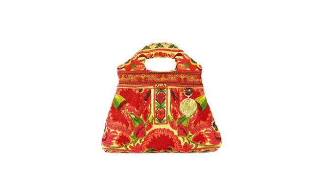 Nadine Red Carryall Mini Tote - Blumera