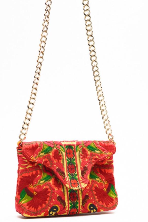Nadine Red Crossbody Mini - Blumera