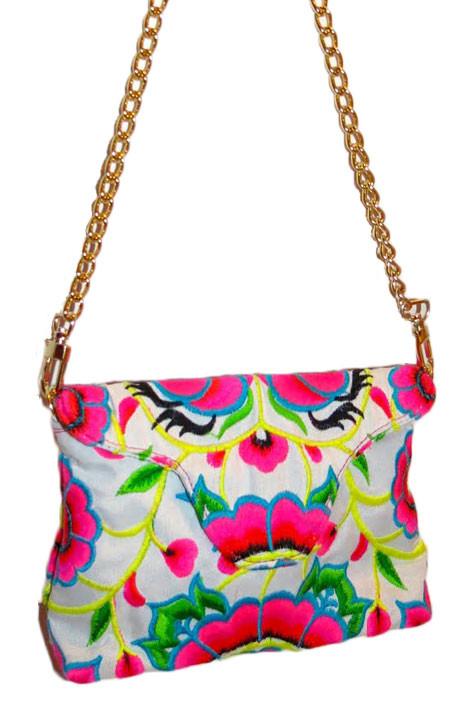 Nadine White Crossbody Mini - Blumera