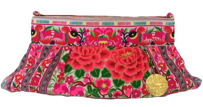Nadine White Oversized Clutch with optional shoulder strap - Blumera