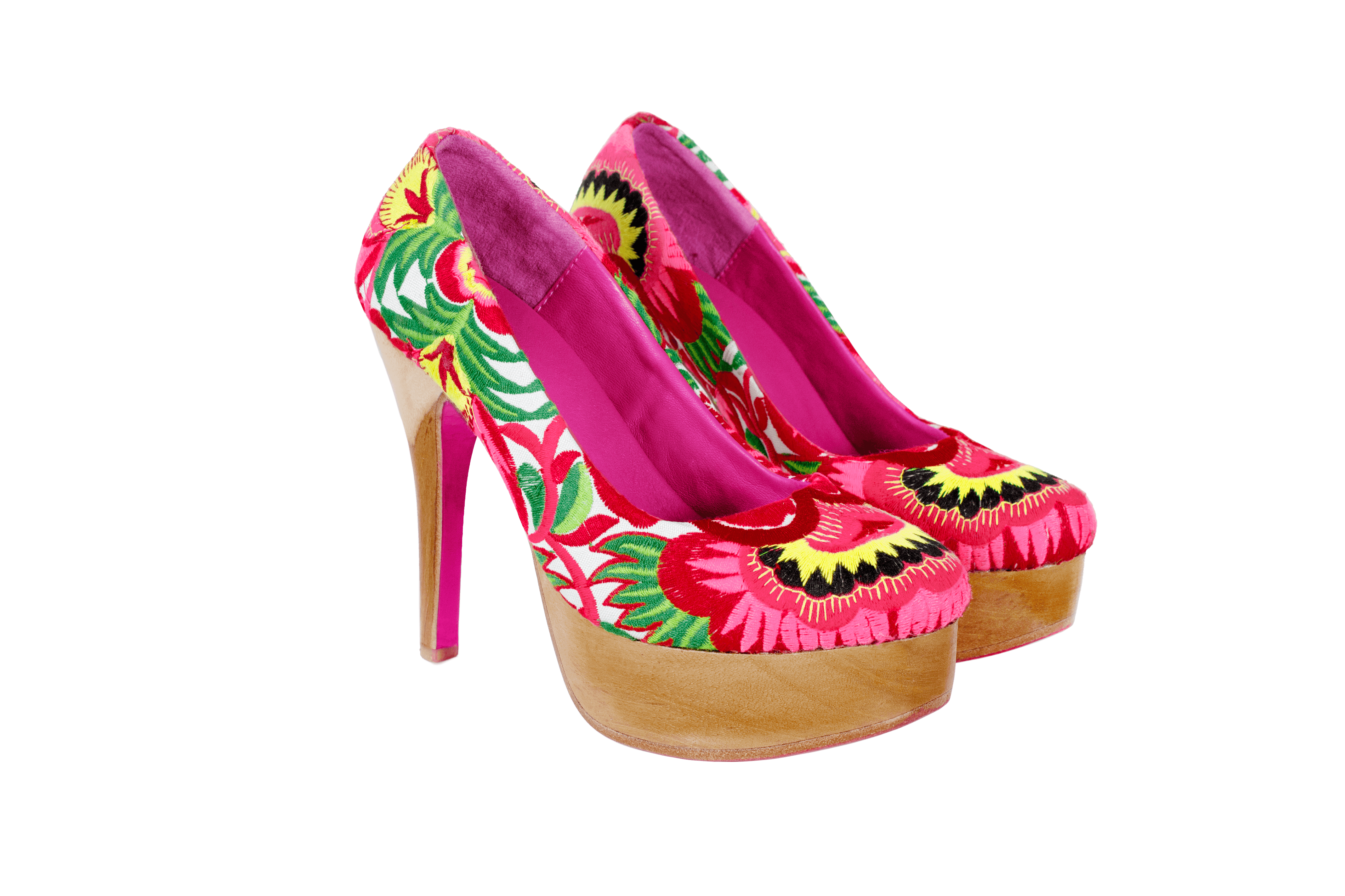 Embroidered pumps shoes Clearance