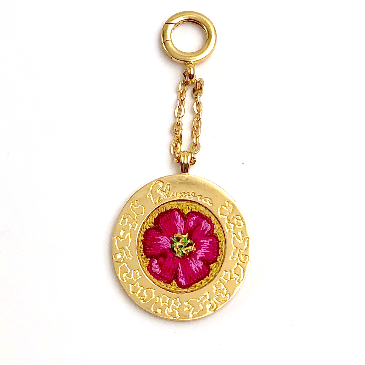 Poppies! Hand-Embroidered Medallion - Blumera