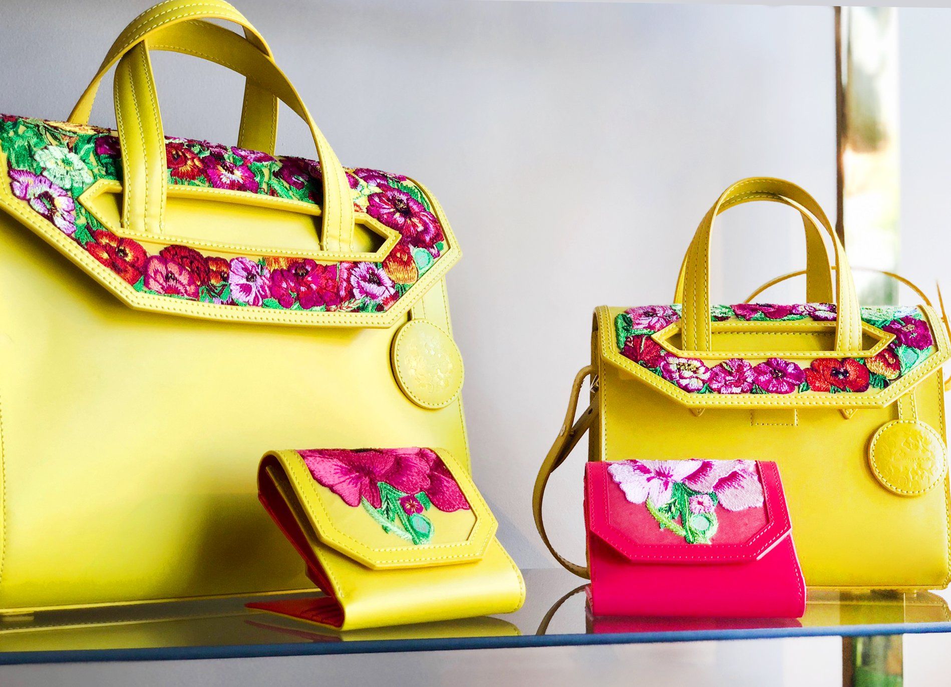 Poppies! Yellow Wallet - Blumera
