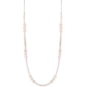 Rose Quartz Necklace - Blumera