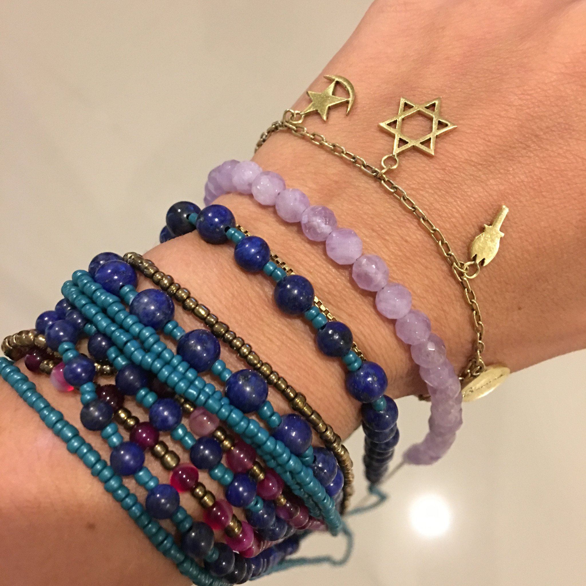 We are all One Bracelet - 18 Karat Gold Plated Brass - Blumera