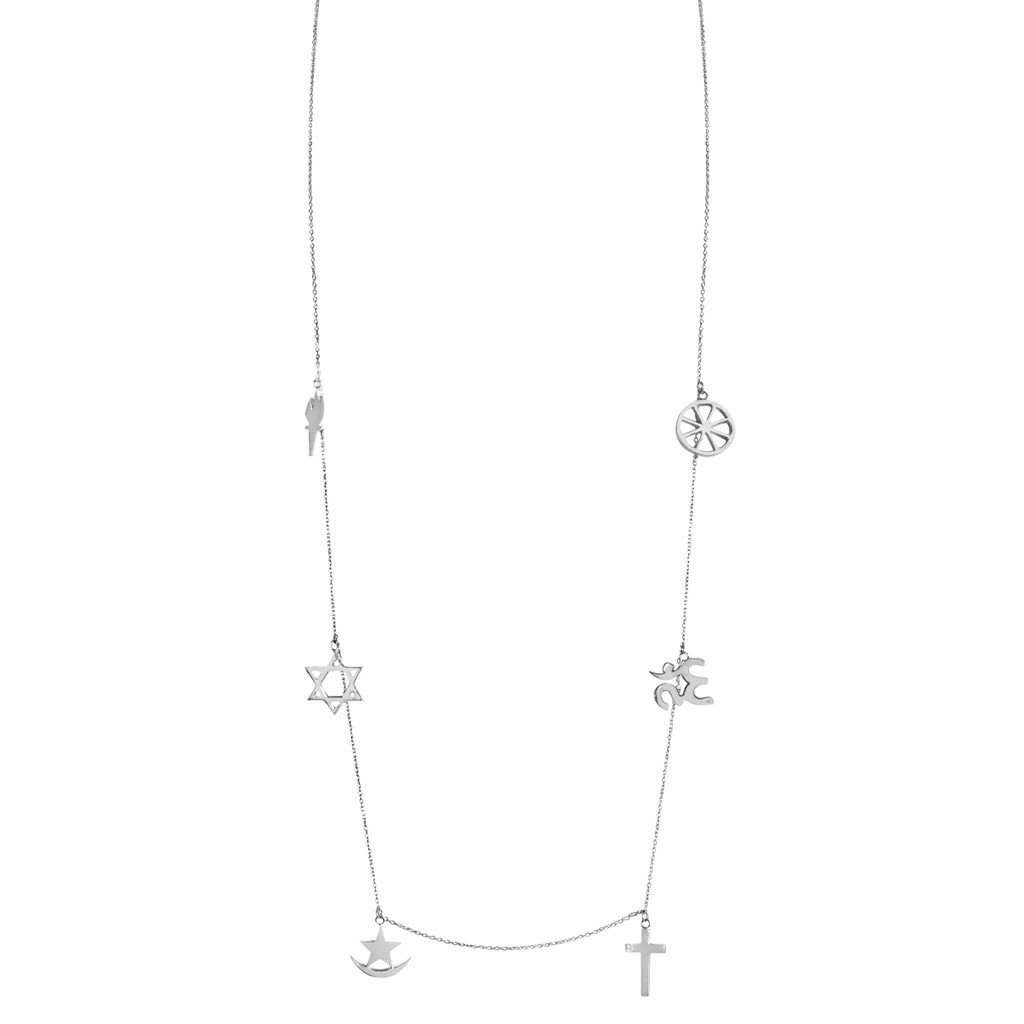 We are all One Necklace - 18 Karat Gold Plated Brass - Blumera
